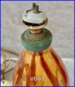 Lampe Art Nouveau Art Deco signée Montieres