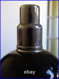 Lampe Berger Ancien Verre Souffler Forme Boule Noire