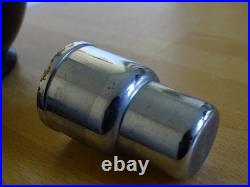 Lampe Berger Ancien Verre Souffler Forme Boule Noire