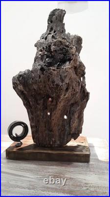 Lampe Bois Flotté Art Deco