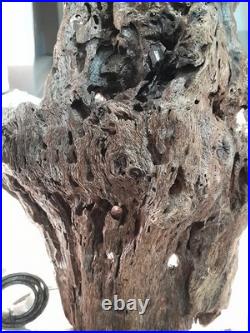 Lampe Bois Flotté Art Deco