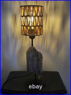 Lampe Bois Flotté Art&Deco