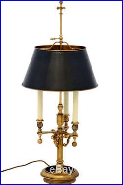 Lampe Bouillotte De Bureau Style Empire Napoleon En Laiton Dore Belle Epoque