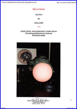 Lampe Boule Max Le Verrier Equilibre de GAILLARD
