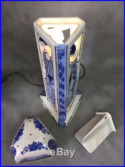 Lampe Brûle Parfum Art Deco Signée Duchaussy En Porcelaine De Limoge