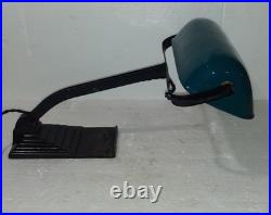 Lampe Bureau Erpe Dite De Notaire Ou Banquier, Art Deco, Bauhaus, Tres Bon Etat