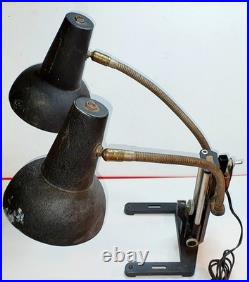 Lampe Bureau Vintage ZEISS IKON années 30 Art Déco Lampe Atelier Photo