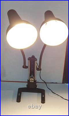 Lampe Bureau Vintage ZEISS IKON années 30 Art Déco Lampe Atelier Photo