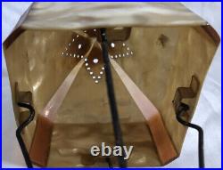 Lampe Champignon Rhodoid Bakelite Art Deco Effet Nacré Celluloïd