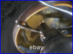 Lampe Champignon gout de Gallé 25 cm de haut, pate verre