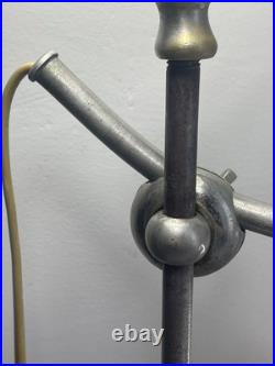 Lampe Col De Cygne de Bureau de Chevet Art Déco Tulipe Signée Cochelin France