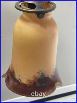 Lampe Col De Cygne de Bureau de Chevet Art Déco Tulipe Signée Cochelin France