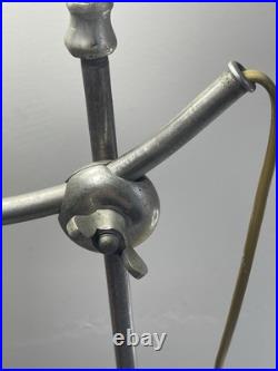 Lampe Col De Cygne de Bureau de Chevet Art Déco Tulipe Signée Cochelin France