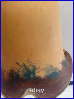 Lampe Col De Cygne de Bureau de Chevet Art Déco Tulipe Signée Cochelin France