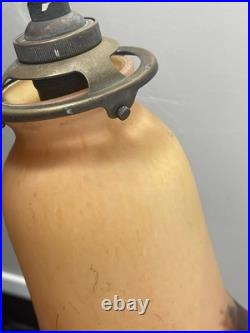 Lampe Col De Cygne de Bureau de Chevet Art Déco Tulipe Signée Cochelin France