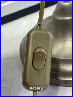 Lampe Col De Cygne de Bureau de Chevet Art Déco Tulipe Signée Cochelin France