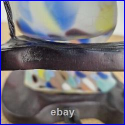 Lampe Dame à la balançoire style Art déco luminaire des années 80 veilleuse