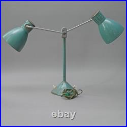 Lampe De Bureau À Double Bras Art Déco Française De Jumo Vers 1940 1. Z