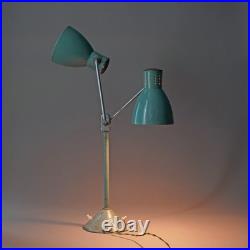Lampe De Bureau À Double Bras Art Déco Française De Jumo Vers 1940 1. Z