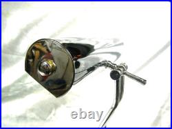 Lampe De Bureau Notaire Banquier Bronze Chrome Reglable