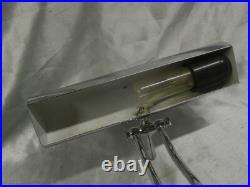 Lampe De Bureau Notaire Banquier Bronze Chrome Reglable