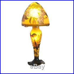 Lampe De Table Galle Hauteur 40cm Dome 18cm Lampara Lampada L957