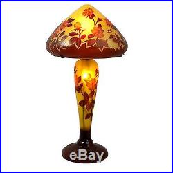 Lampe De Table Galle Hauteur 59cm Dome 30cm Lampara Lampada L974