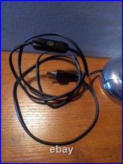 Lampe Design 60 70 Pop Art Deco Space Age Opaline Orange & Inox Vintage N° 1