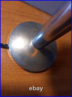 Lampe Design 60 70 Pop Art Deco Space Age Opaline Orange & Inox Vintage N° 2