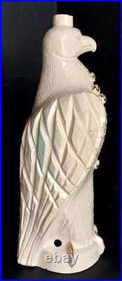 Lampe Design Céramique Craquele Art Deco Aigle Signé Sainte Radegonde Jouve