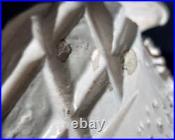 Lampe Design Céramique Craquele Art Deco Aigle Signé Sainte Radegonde Jouve