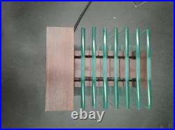 Lampe Desny Demeter Verre et Bois Réedidtion Art Déco Moderniste