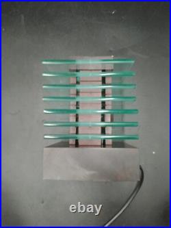 Lampe Desny Demeter Verre et Bois Réedidtion Art Déco Moderniste