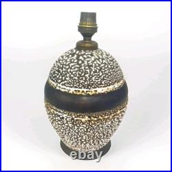 Lampe Email Crispe Art Deco 1930/1940 Dlg De Jean Besnard Louis Dadge Primavera