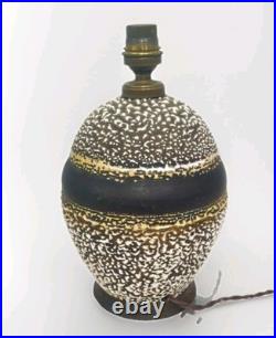 Lampe Email Crispe Art Deco 1930/1940 Dlg De Jean Besnard Louis Dadge Primavera
