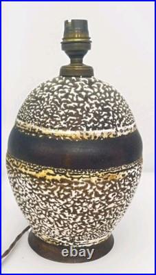 Lampe Email Crispe Art Deco 1930/1940 Dlg De Jean Besnard Louis Dadge Primavera