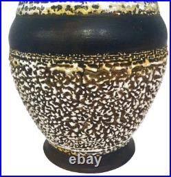Lampe Email Crispe Art Deco 1930/1940 Dlg De Jean Besnard Louis Dadge Primavera