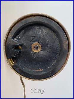 Lampe En Bronze Argente Art Deco Par Degue Ferronnerie Martelee 1930 E743