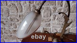 Lampe En Bronze Art Deco