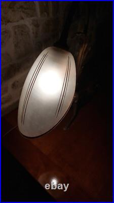 Lampe En Bronze Art Deco