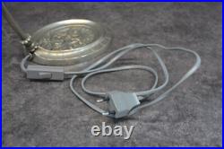 Lampe En Bronze Art Deco Décor Ange Et Pate De Verre Muller ref AP137