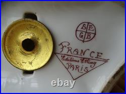 Lampe Femme porcelaine Art Déco signé Ernest Gazan Editions Etling Paris 1920