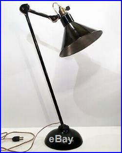Lampe GRAS 305 Ravel Art Deco Bauhaus factory Table Lamp era Le Corbusier 1930