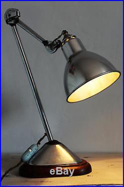 Lampe Gras 206 Nickelee Art Deco Atelier Industrielle Vintage Industrial Lamp