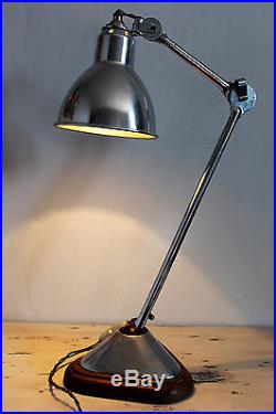 Lampe Gras 206 Nickelee Art Deco Atelier Industrielle Vintage Industrial Lamp