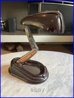 Lampe JUMO Bolide en bakélite authentique Art Déco / Streamline