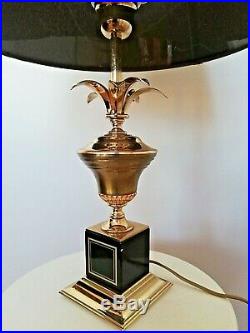 Lampe Massive Roseaux Ananas Style Maison Charles Jansen Vintage