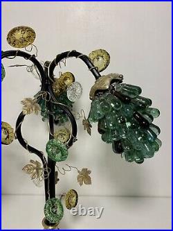 Lampe Murano avec grappes de raisin en verre style art déco