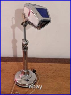 Lampe PIROUETT DE BUREAU art déco 1930 câble tissu torsadé + prise + interrupte