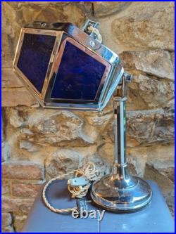 Lampe PIROUETT art déco 1930 câble tissu torsadé + prise + interrupteur